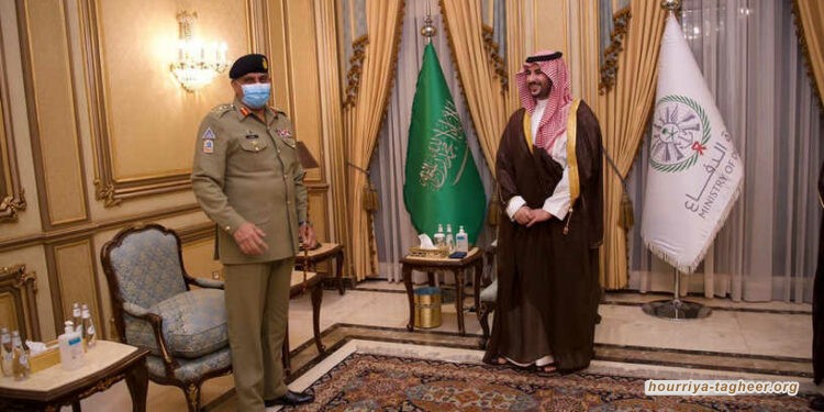 تهديد ووعيد.. بن سلمان تعمد إهانة قائد الجيش الباكستاني ورفض مقابلته