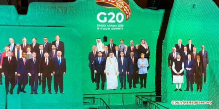 التجمع الوطني: الدول التي شاركت في قمة العشرين تجاهلت حقوق الإنسان