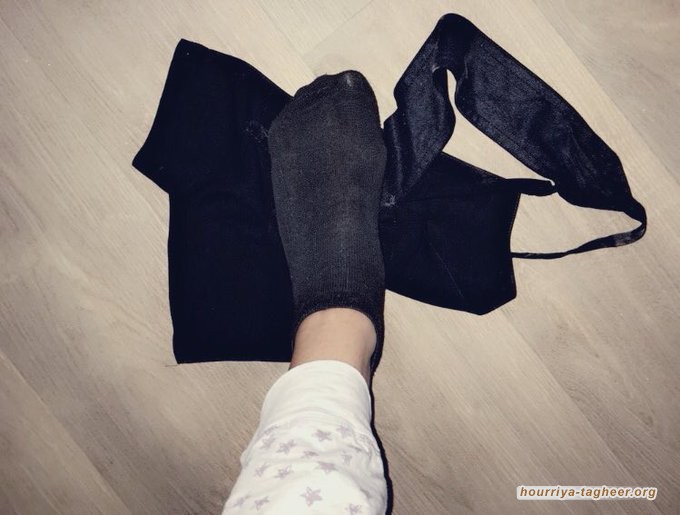 (النقاب تحِت رجلي) صور صادمة تنشرها فتيات سعوديات