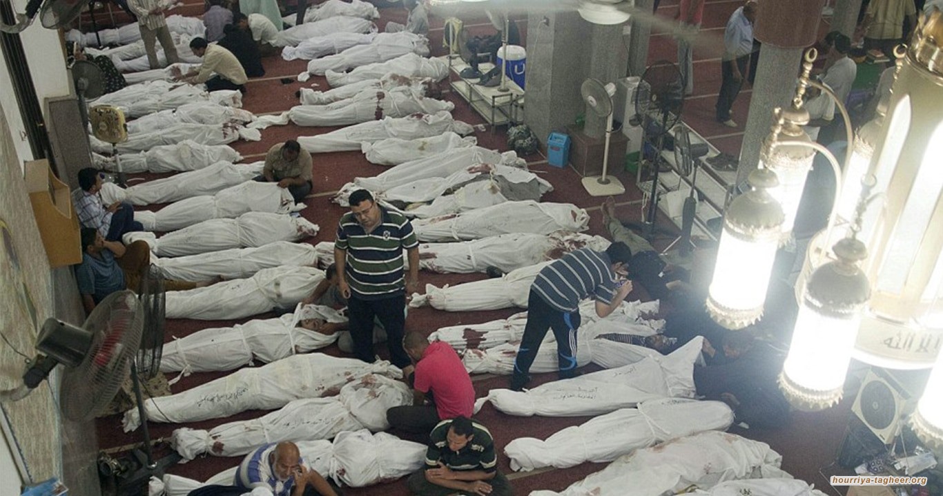 السلطات السعودية شريكة نظام السيسي في مذابح رابعة والنهضة