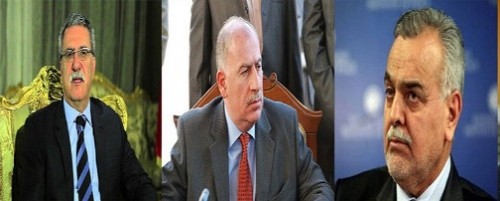 الهاشمي والنجيفي و العاني يلهثون وراء "مؤتمر سني" في السعودية