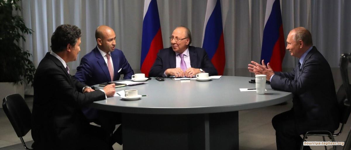 بوتين يسبب أزمة بين سكاي نيوز وقناة العربية