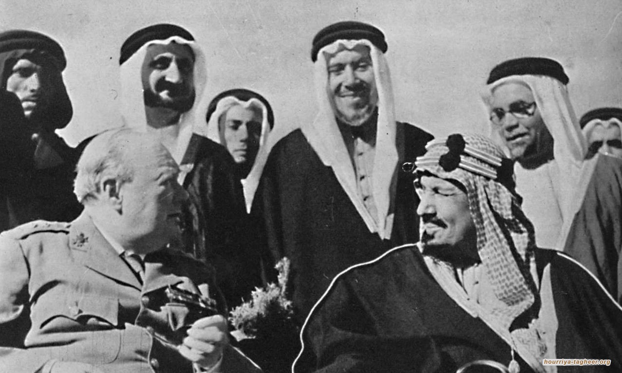 الملك عبدالعزيز لبريطانيا اتركي لنا قص أجنحة الفلسطينيين