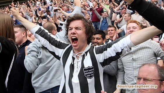 مؤتمر لمشجعي نادي نيوكاسل اعتراضا على سياسة الغسيل الرياضي السعودي