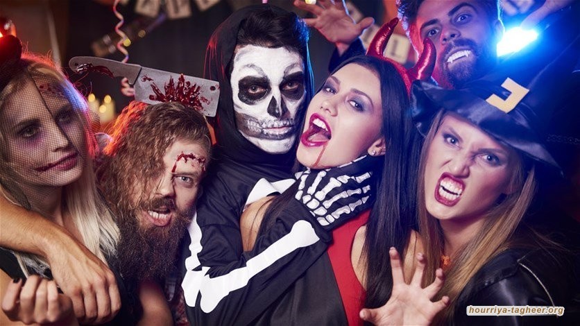 هالوين الرياض.. مشاهد فاضحة وتقليد أعمى يثير جدلا