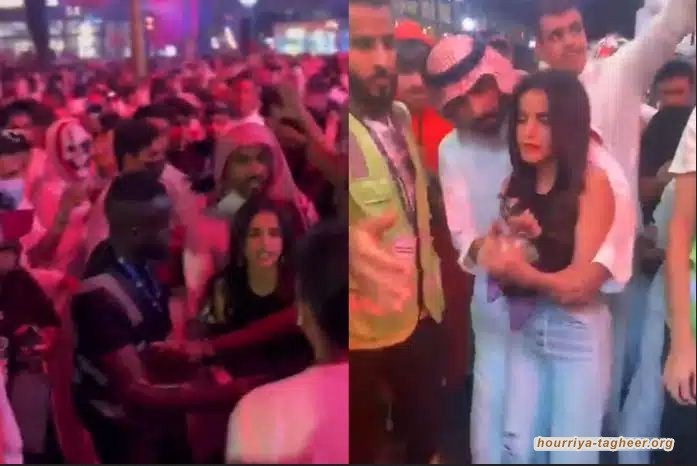 موسم الرياض يتحول الى مسرح تحرش وفوز وليان احدى ضحاياه