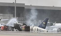 اليمن ينشر مشاهد لاستهداف مطار الدمام