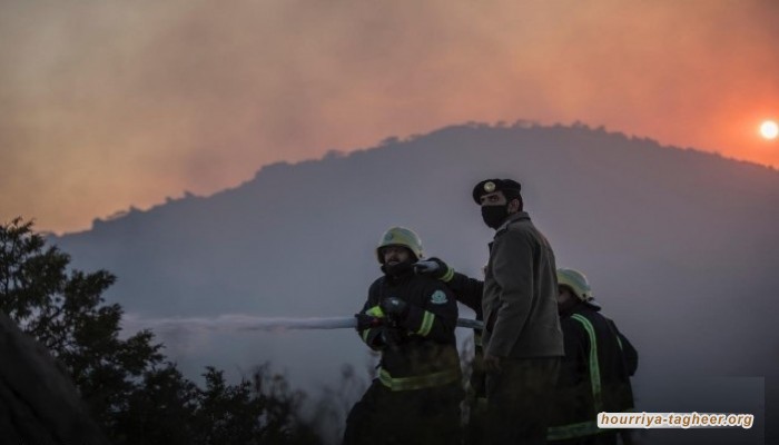 حريق تنومة يتواصل لليوم الرابع والسعودية تستعد لإخلاء قرى