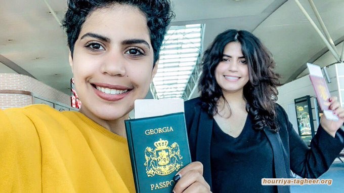 مها ووفاء السبيعي في طريقهما لبلد ثالث