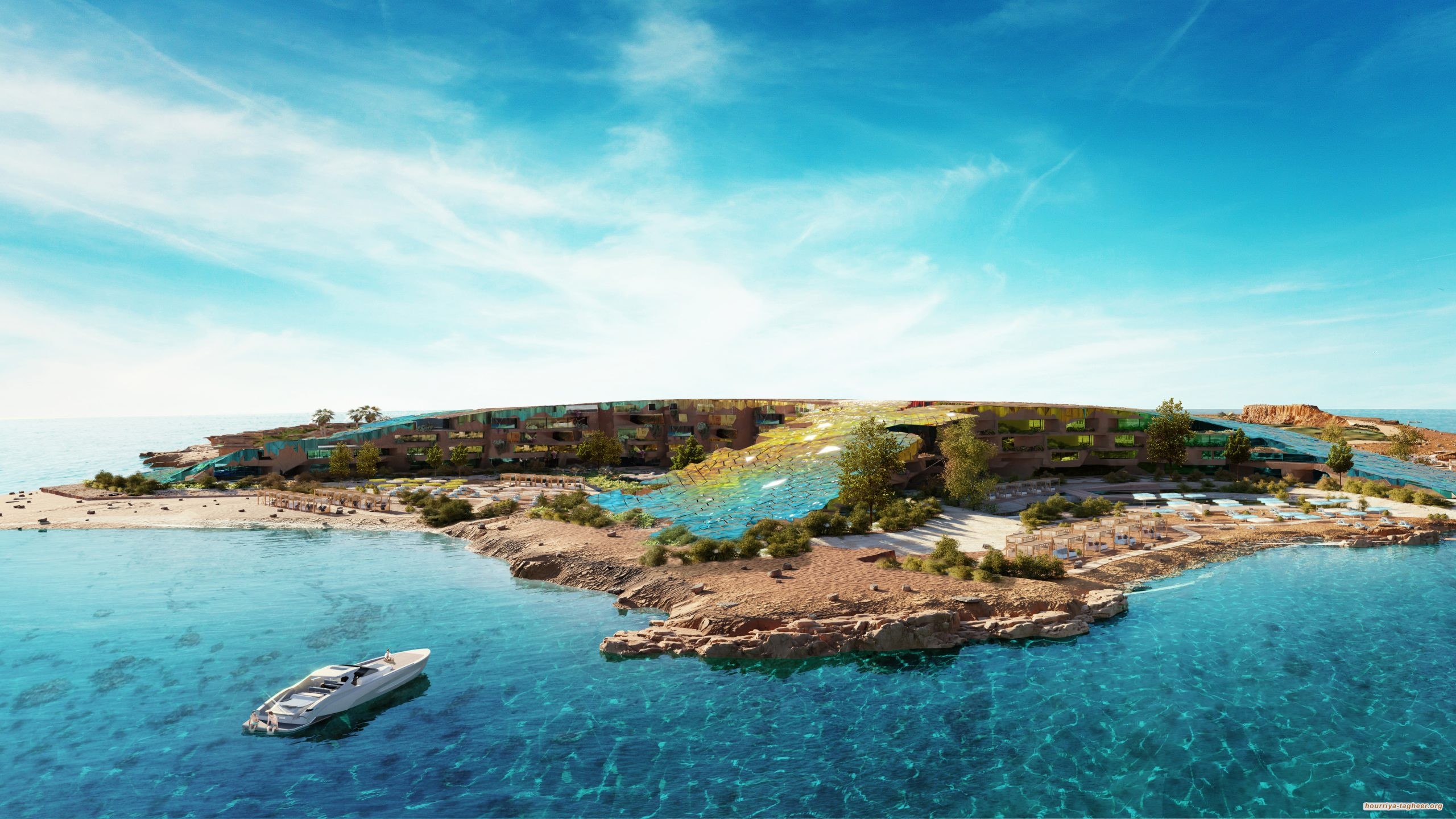 سحب جزيرة سندالة من مشروع نيوم