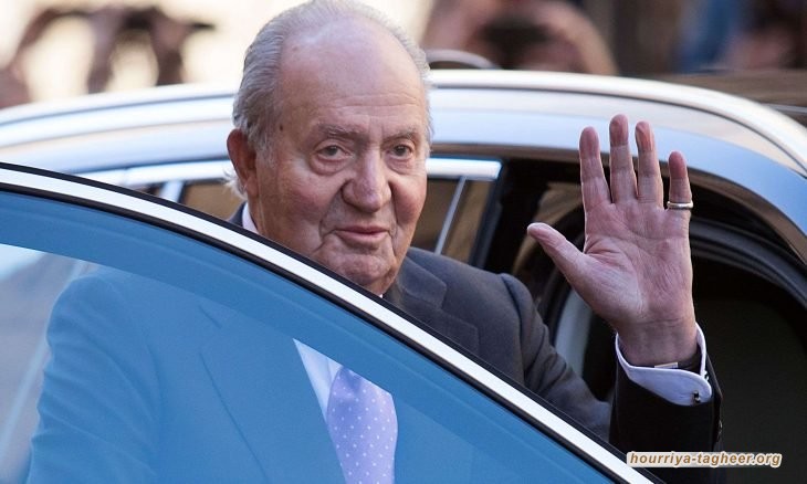 فضائح رشاوى ال سعود تذهب بملك اسبانيا السابق خلف الشمس