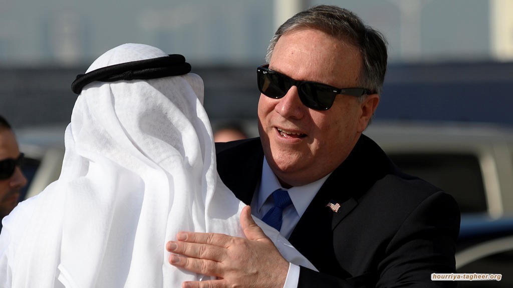 بومبيو للسعوديين: اهدأوا.. الأميركي في مشهدية انتخى وارتخى