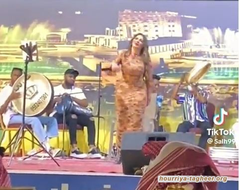 رقص معلاية مثير وفاضح في حفل في محافظة بيشة #السعودية