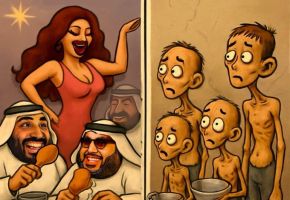 ال سعود ومجاعة غزة