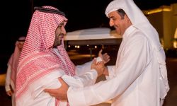 ابن سلمان يلمع صورته ويوقع مشاريع مع قطر